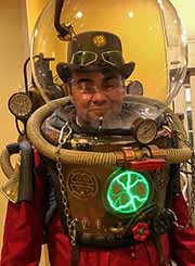 Steampunk space outfit